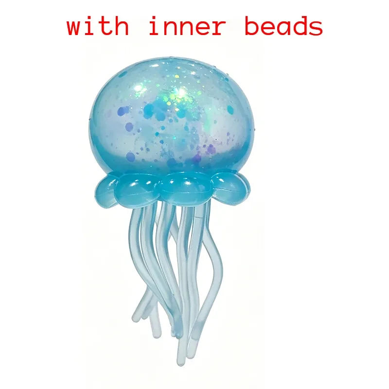 Jellyfish Cube Squeeze Toy