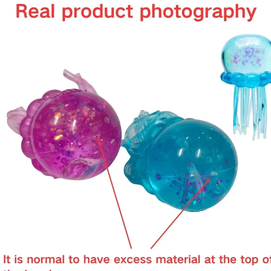 Jellyfish Cube Squeeze Toy