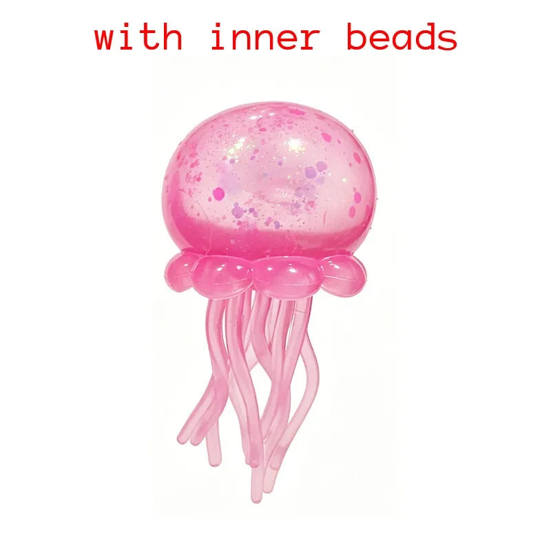 Jellyfish Cube Squeeze Toy