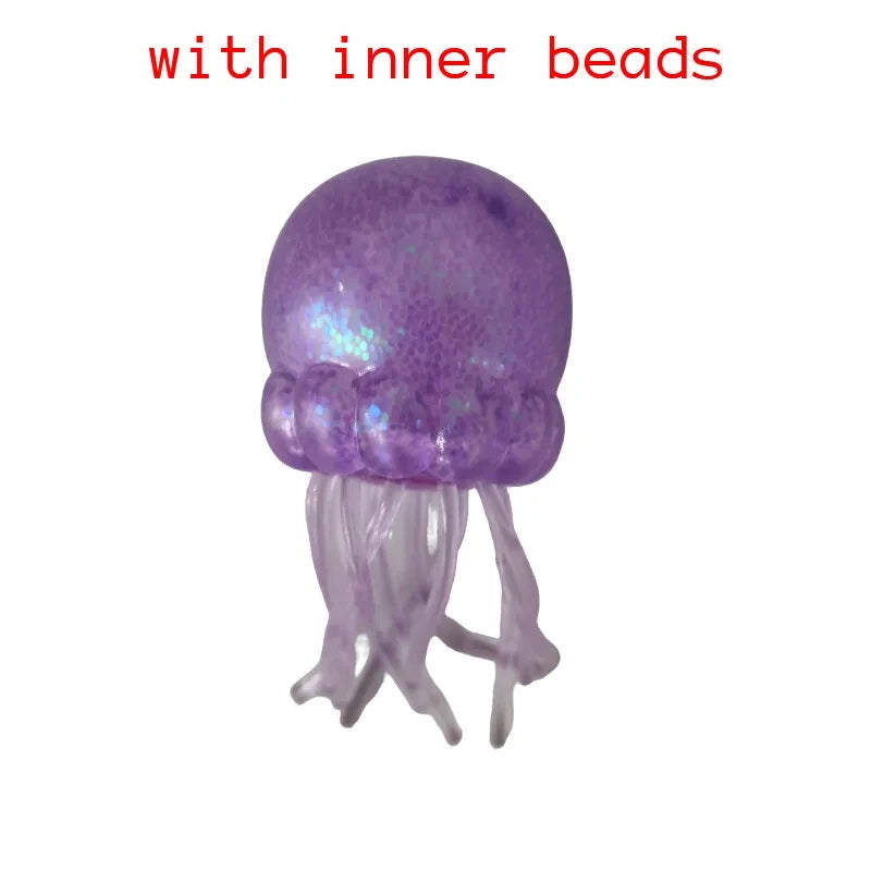 Jellyfish Cube Squeeze Toy