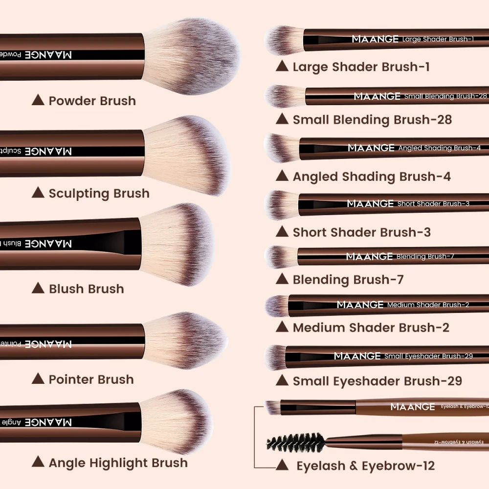 Comprehensive Makeup Brush Set