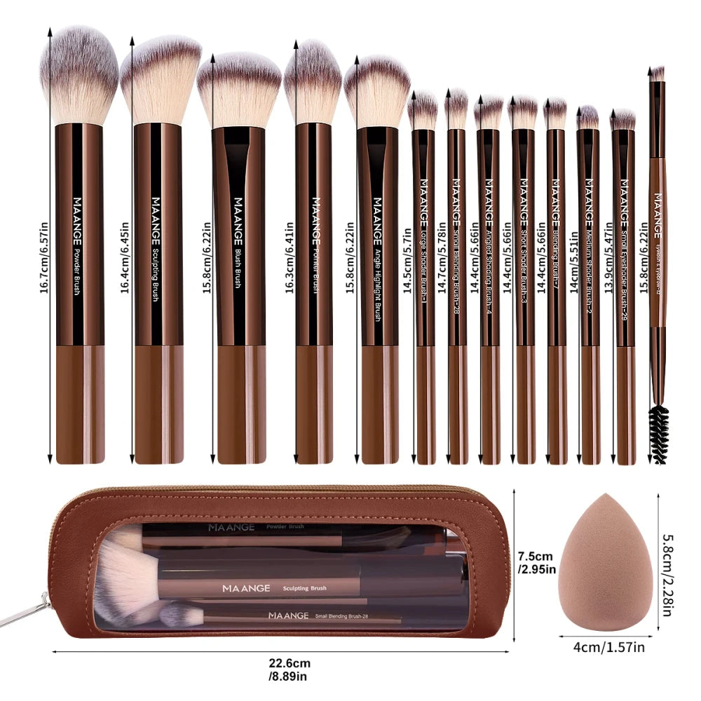 Comprehensive Makeup Brush Set