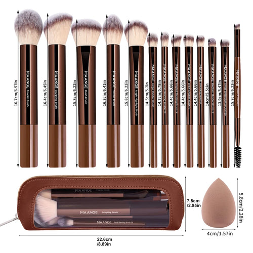 Comprehensive Makeup Brush Set