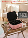 Travel Makeup Bag with LED Mirror