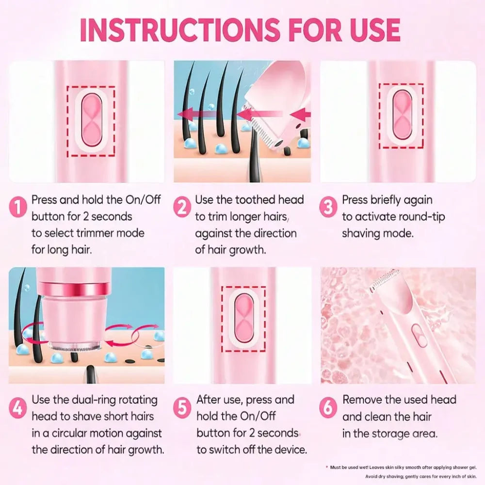 Bikini Trimmer with Ceramic Blades