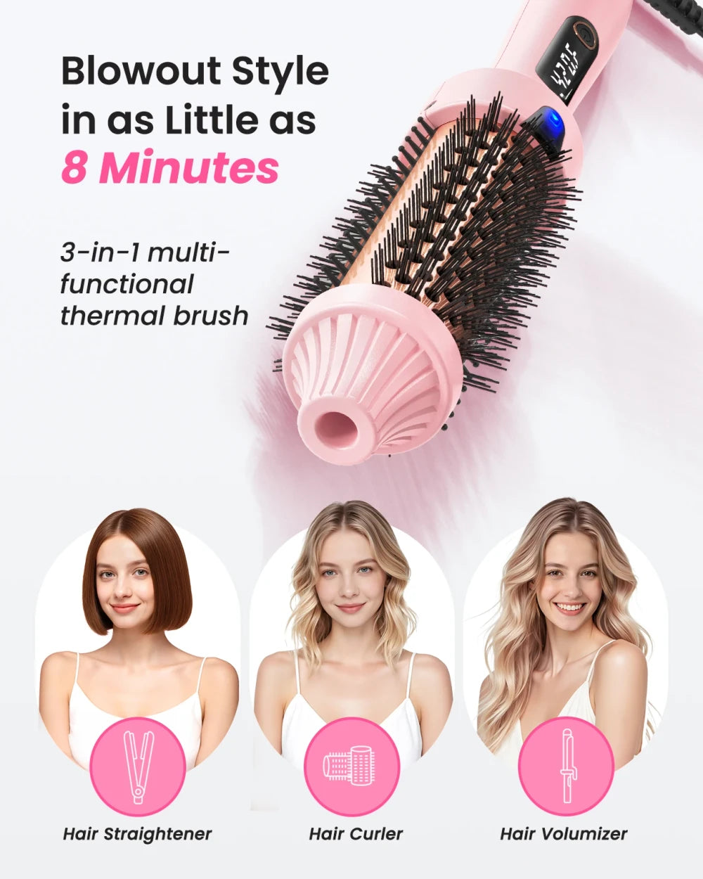 Thermal Round Hair Styling Brush